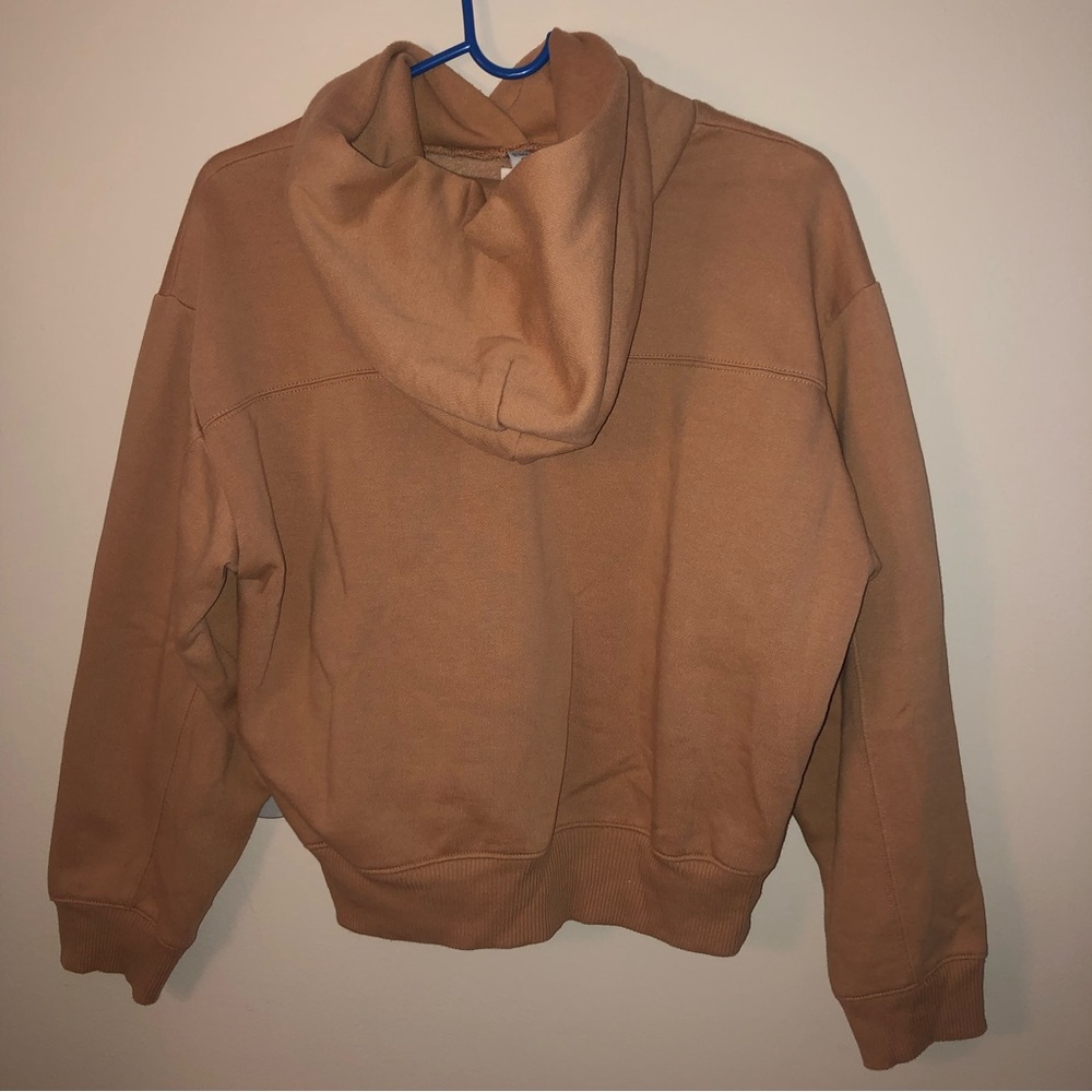 Solid tan brown hoody